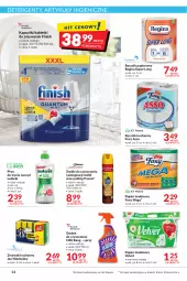 Gazetka promocyjna Makro - Najlepsze oferty - Gazetka - ważna od 17.10 do 17.10.2022 - strona 14 - produkty: Ludwik, Jan Niezbędny, Gin, Do mycia naczyń, Papier, Finish, Ręcznik kuchenny, Tablet, Cillit Bang, Płyn do mycia naczyń, Papier toaletowy, Velvet, Ręcznik, Foxy, Płyn do mycia, Pronto
