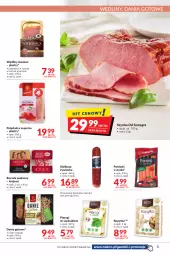 Gazetka promocyjna Makro - Najlepsze oferty - Gazetka - ważna od 17.10 do 17.10.2022 - strona 5 - produkty: Polędwica, Pierogi, Gra, Parówki, Parówki z szynki, Kopytka, Szynka, Virtu, Boczek, Kiełbasa, Szpinak, Dania gotowe, Danie gotowe