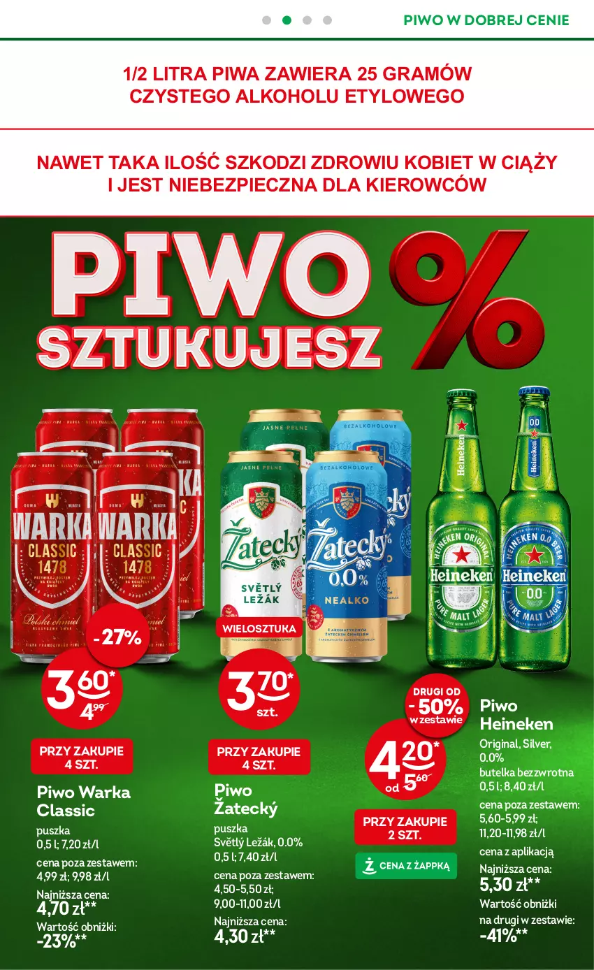 Gazetka promocyjna Żabka - ważna 13.08 do 26.08.2025 - strona 17 - produkty: Gin, Gra, Heineken, Piec, Piwa, Piwo, Warka