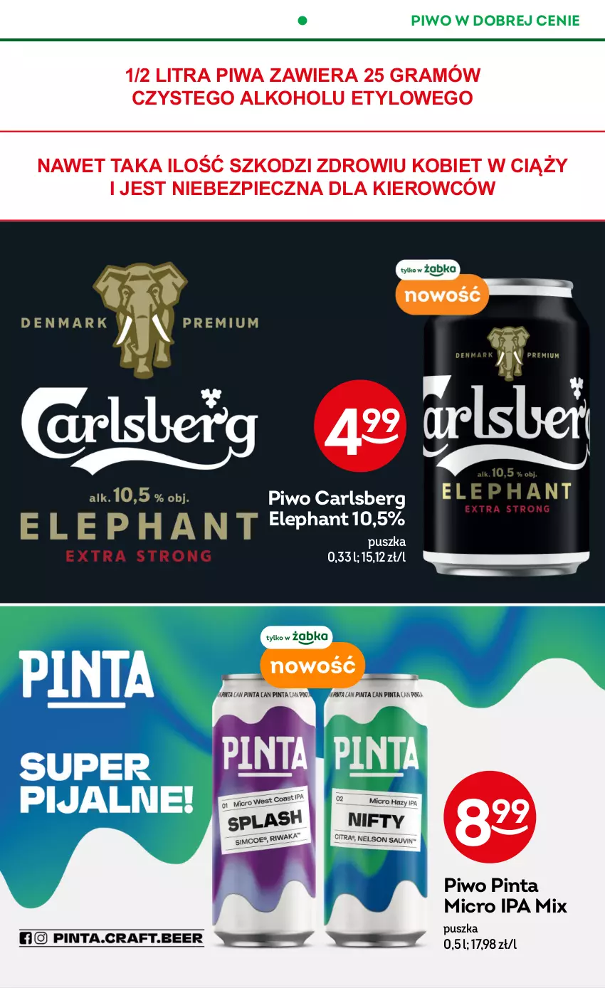 Gazetka promocyjna Żabka - ważna 13.08 do 26.08.2025 - strona 22 - produkty: Carlsberg, Gra, Piec, Piwa, Piwo