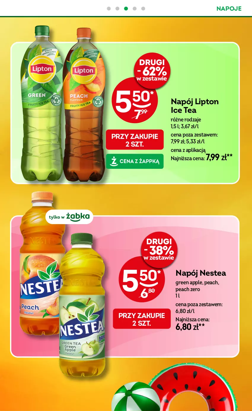 Gazetka promocyjna Żabka - ważna 13.08 do 26.08.2025 - strona 26 - produkty: Ice tea, Lipton, Napój, Napoje, Nestea