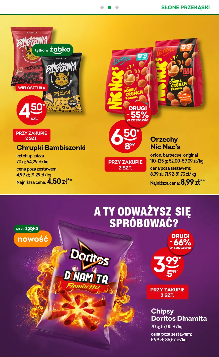 Gazetka promocyjna Żabka - ważna 13.08 do 26.08.2025 - strona 30 - produkty: Chipsy, Chrupki, Gin, Ketchup, Pizza