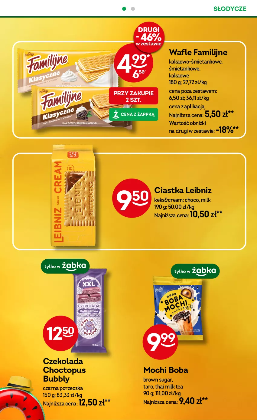Gazetka promocyjna Żabka - ważna 13.08 do 26.08.2025 - strona 32 - produkty: Ciastka, Czekolada, Fa, Kakao, Por, Top, Wafle