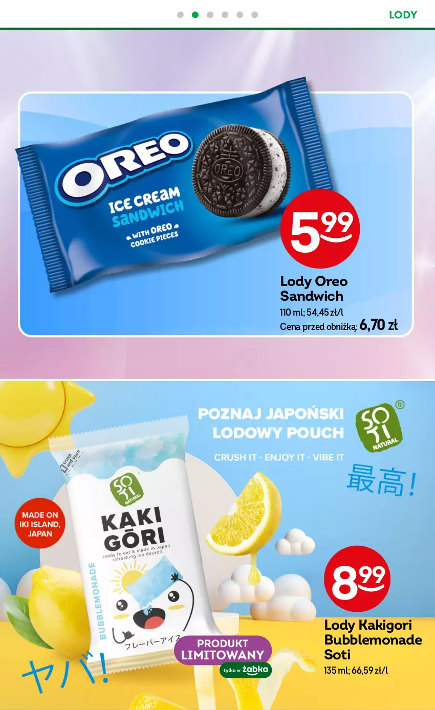 Gazetka promocyjna Żabka - ważna 13.08 do 26.08.2025 - strona 35 - produkty: Kaki, Lody, Oreo