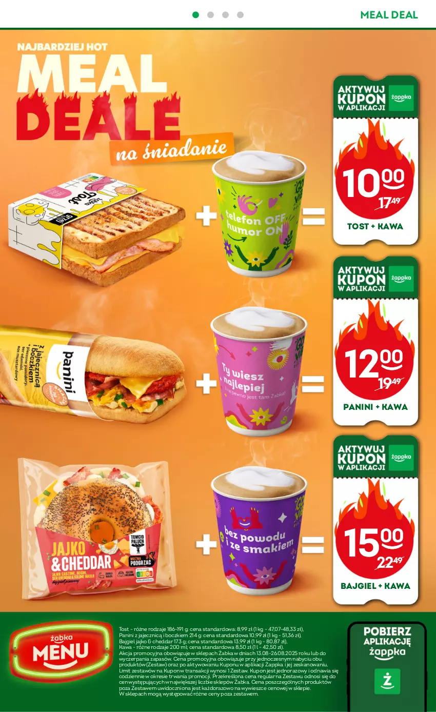 Gazetka promocyjna Żabka - ważna 13.08 do 26.08.2025 - strona 50 - produkty: Cheddar, Kawa, Tran