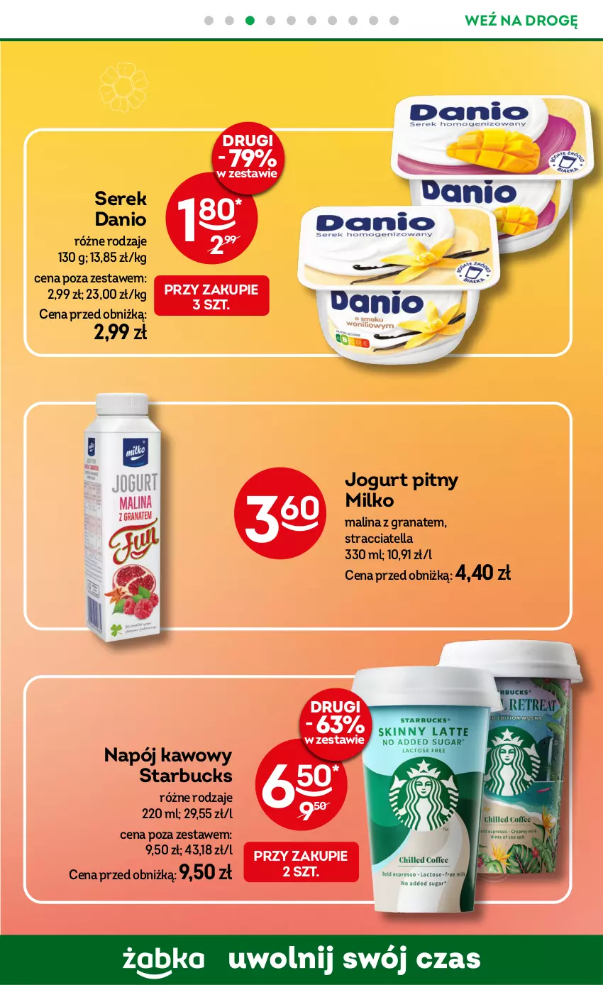 Gazetka promocyjna Żabka - ważna 13.08 do 26.08.2025 - strona 58 - produkty: Danio, Gra, Granat, Jogurt, Jogurt pitny, Napój, Ser, Serek