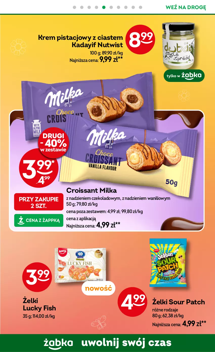 Gazetka promocyjna Żabka - ważna 13.08 do 26.08.2025 - strona 60 - produkty: Croissant, Krem pistacjowy, Milka
