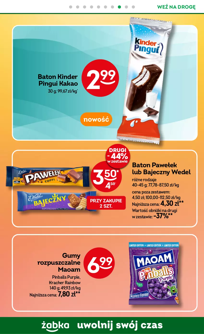 Gazetka promocyjna Żabka - ważna 13.08 do 26.08.2025 - strona 63 - produkty: Baton, Kakao, Kinder, NBA, Pur