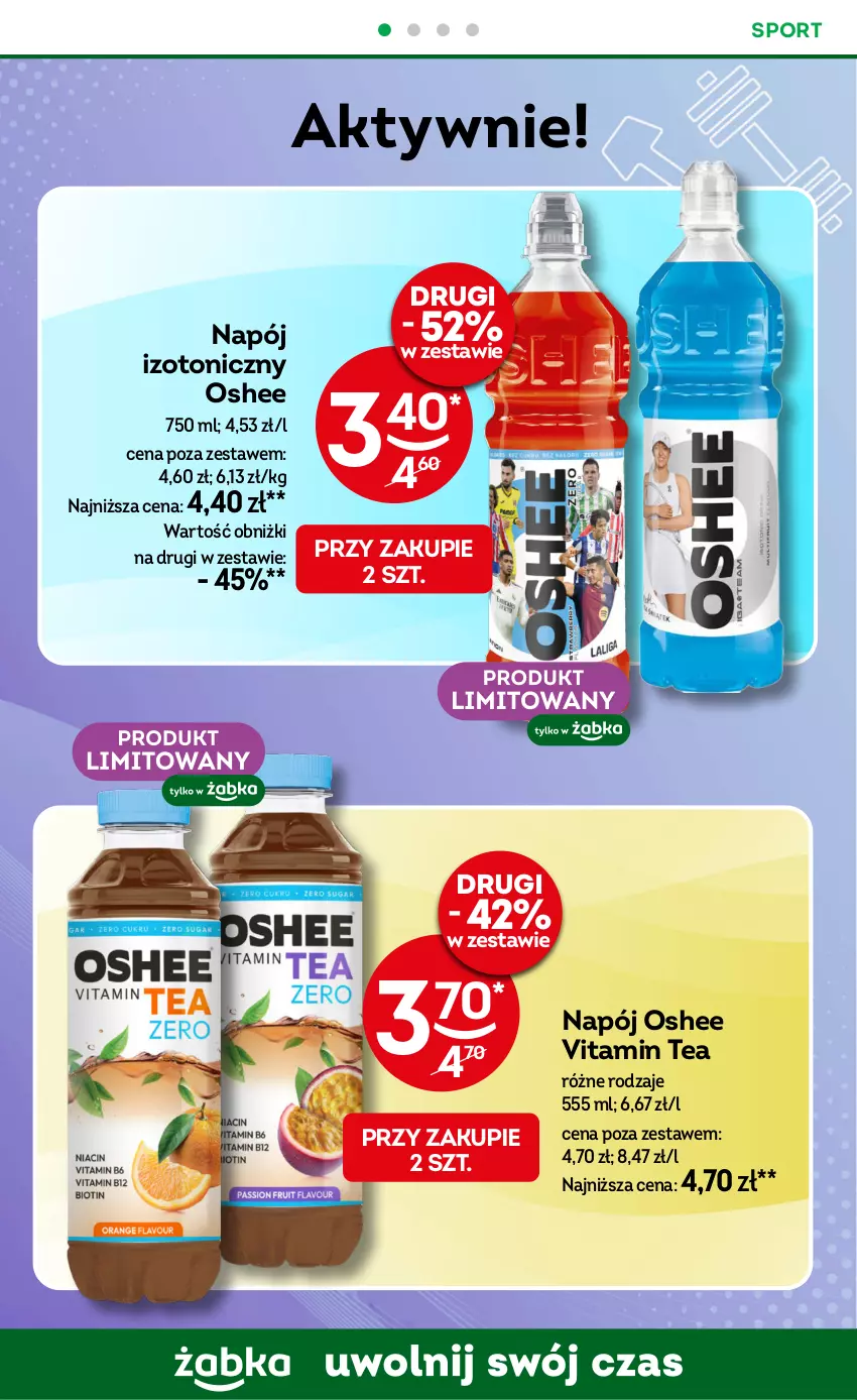 Gazetka promocyjna Żabka - ważna 13.08 do 26.08.2025 - strona 66 - produkty: Napój, Napój izotoniczny, Oshee, Por, Sport