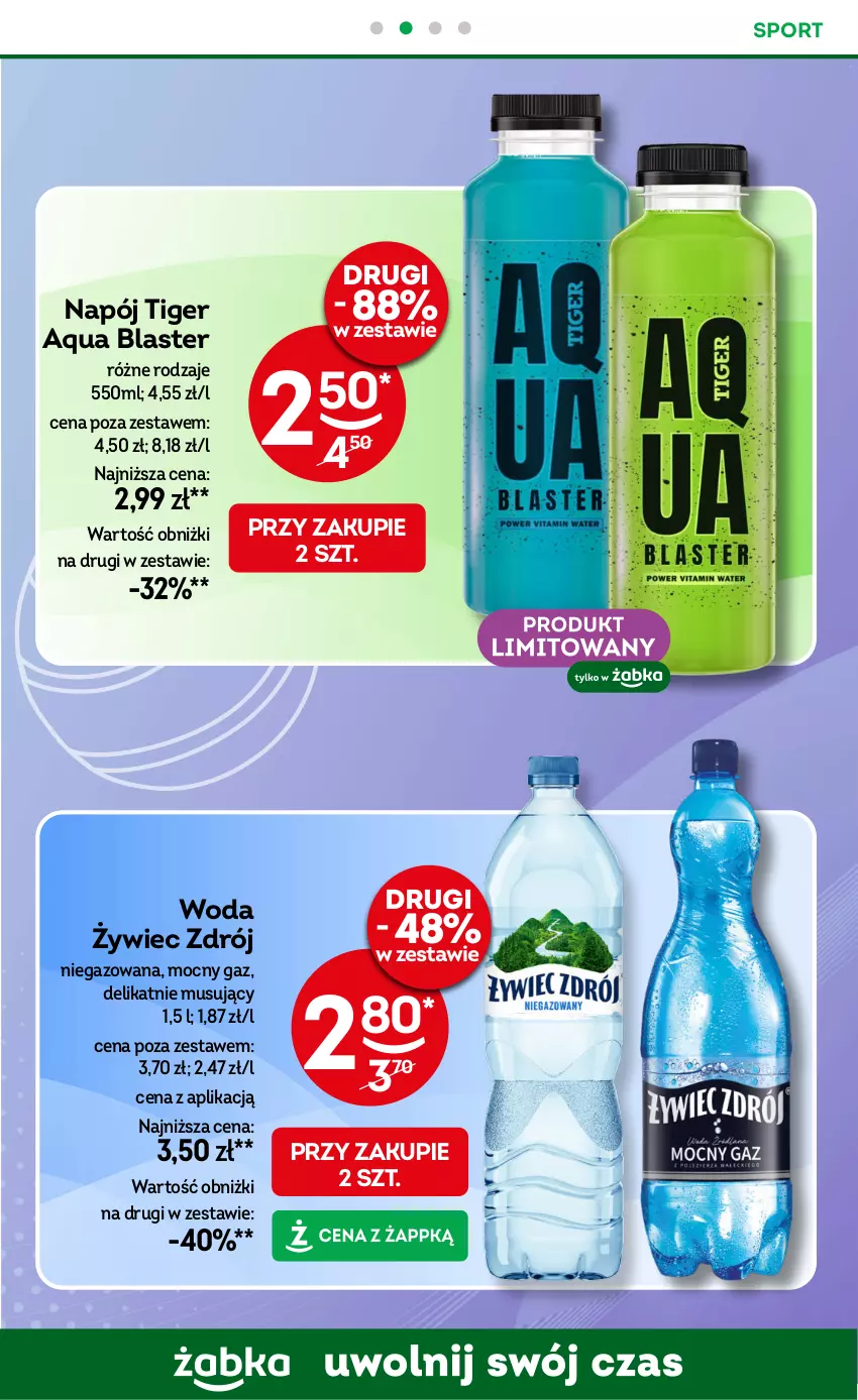 Gazetka promocyjna Żabka - ważna 13.08 do 26.08.2025 - strona 67 - produkty: Mus, Napój, Por, Sport, Tiger, Woda
