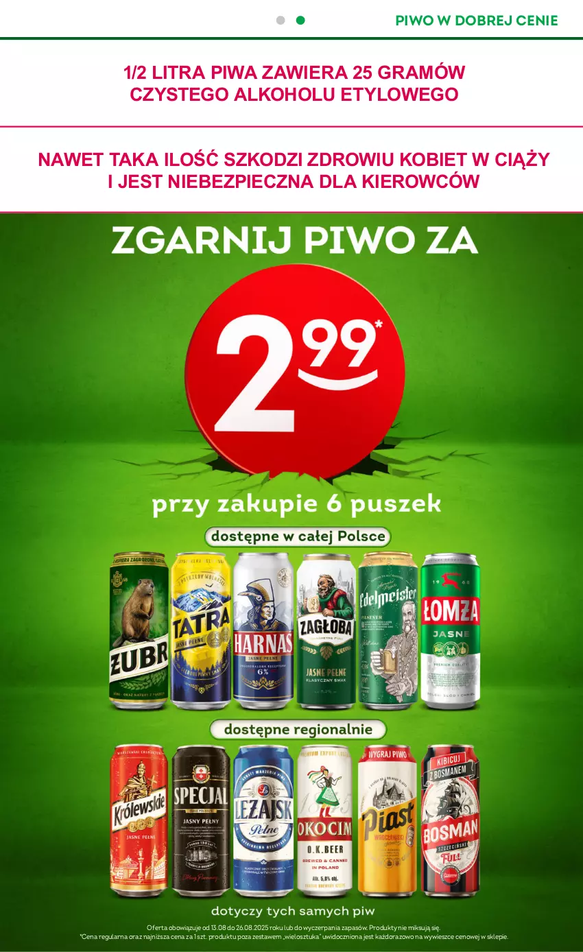 Gazetka promocyjna Żabka - ważna 13.08 do 26.08.2025 - strona 9 - produkty: Gra, Piec, Piwa, Piwo