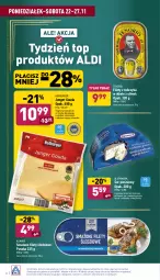 Gazetka promocyjna Aldi - Katalog spożywczy - Gazetka - ważna od 27.11 do 27.11.2021 - strona 14 - produkty: Top, Ser, Gin, Hofburger, Kawa, Tera, Burger, Tuńczyk, Ser pleśniowy, Gouda