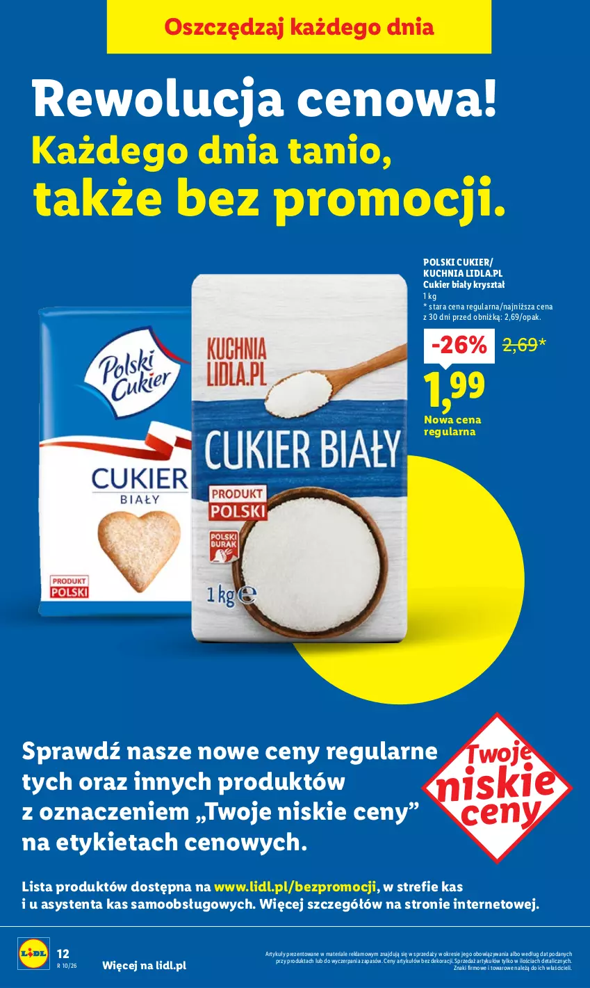 Gazetka promocyjna Lidl - Oferta ważna od 2.03 do 4.03 - ważna 02.03 do 04.03.2026 - strona 12 - produkty: Cukier, Kuchnia