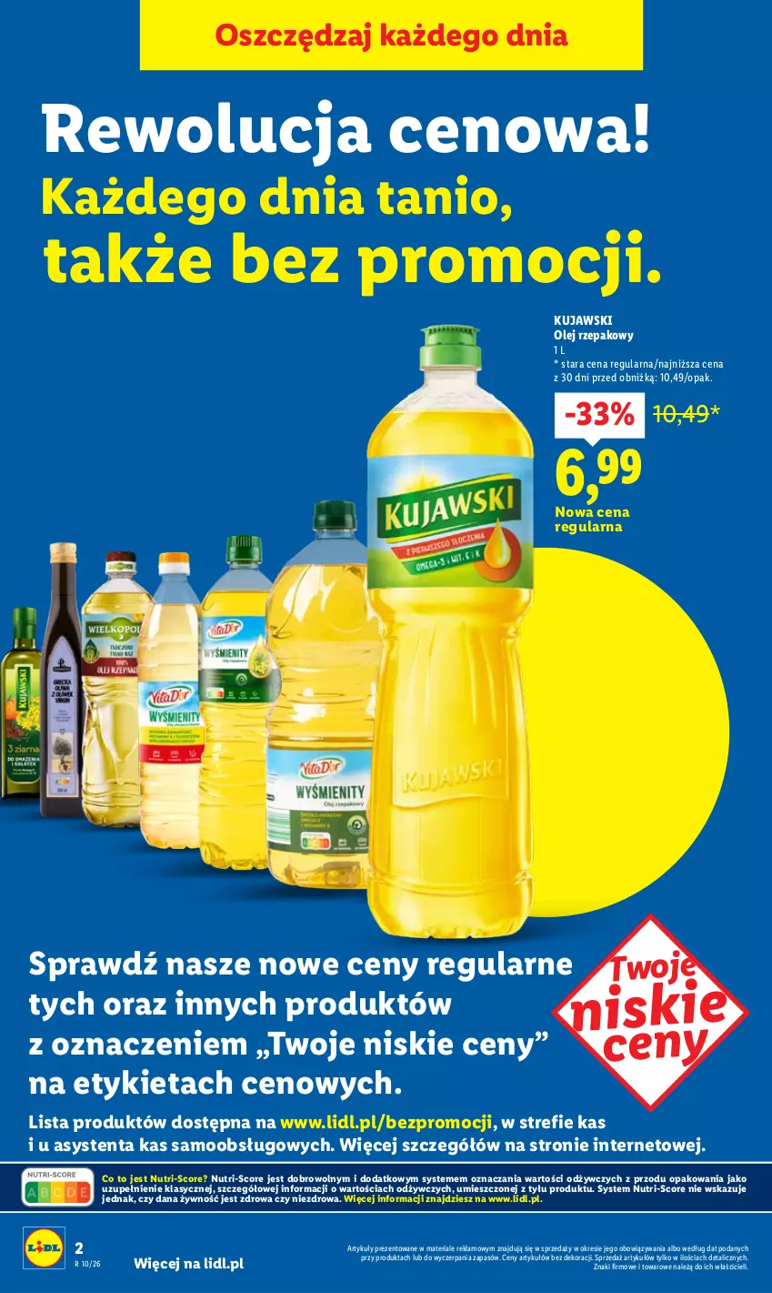 Gazetka promocyjna Lidl - Oferta ważna od 2.03 do 4.03 - ważna 02.03 do 04.03.2026 - strona 2 - produkty: Kujawski, Olej, Olej rzepakowy