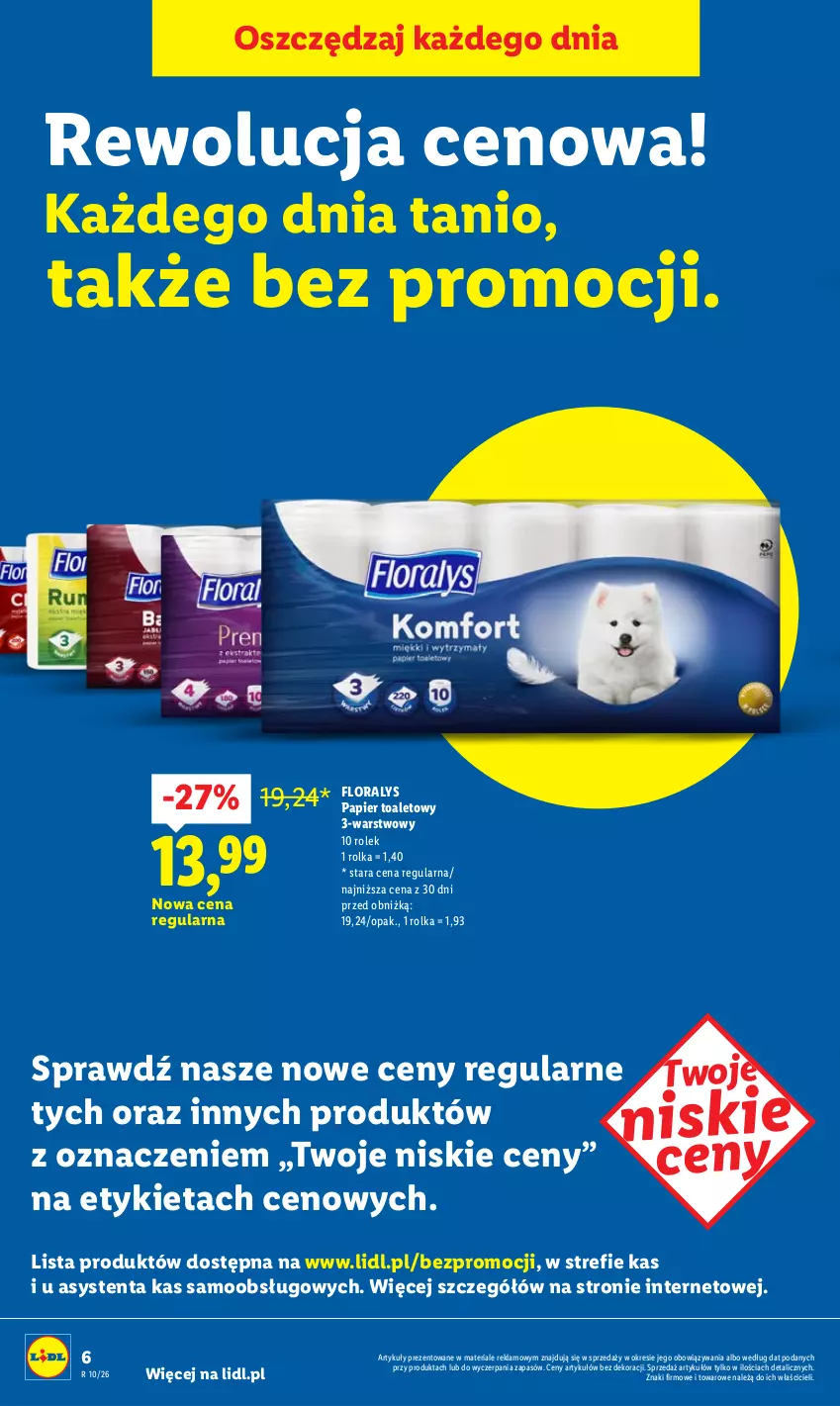 Gazetka promocyjna Lidl - Oferta ważna od 2.03 do 4.03 - ważna 02.03 do 04.03.2026 - strona 6 - produkty: Flora, Papier, Papier toaletowy