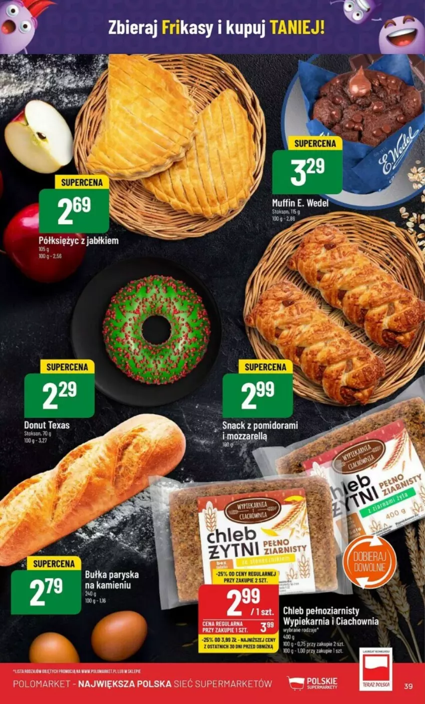Gazetka promocyjna PoloMarket - ważna 13.03 do 19.03.2024 - strona 33 - produkty: Chleb, Donut