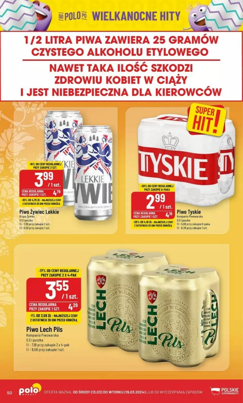 Gazetka promocyjna PoloMarket - ważna 13.03 do 19.03.2024 - strona 46 - produkty: Gra, Piec, Piwa, Piwo