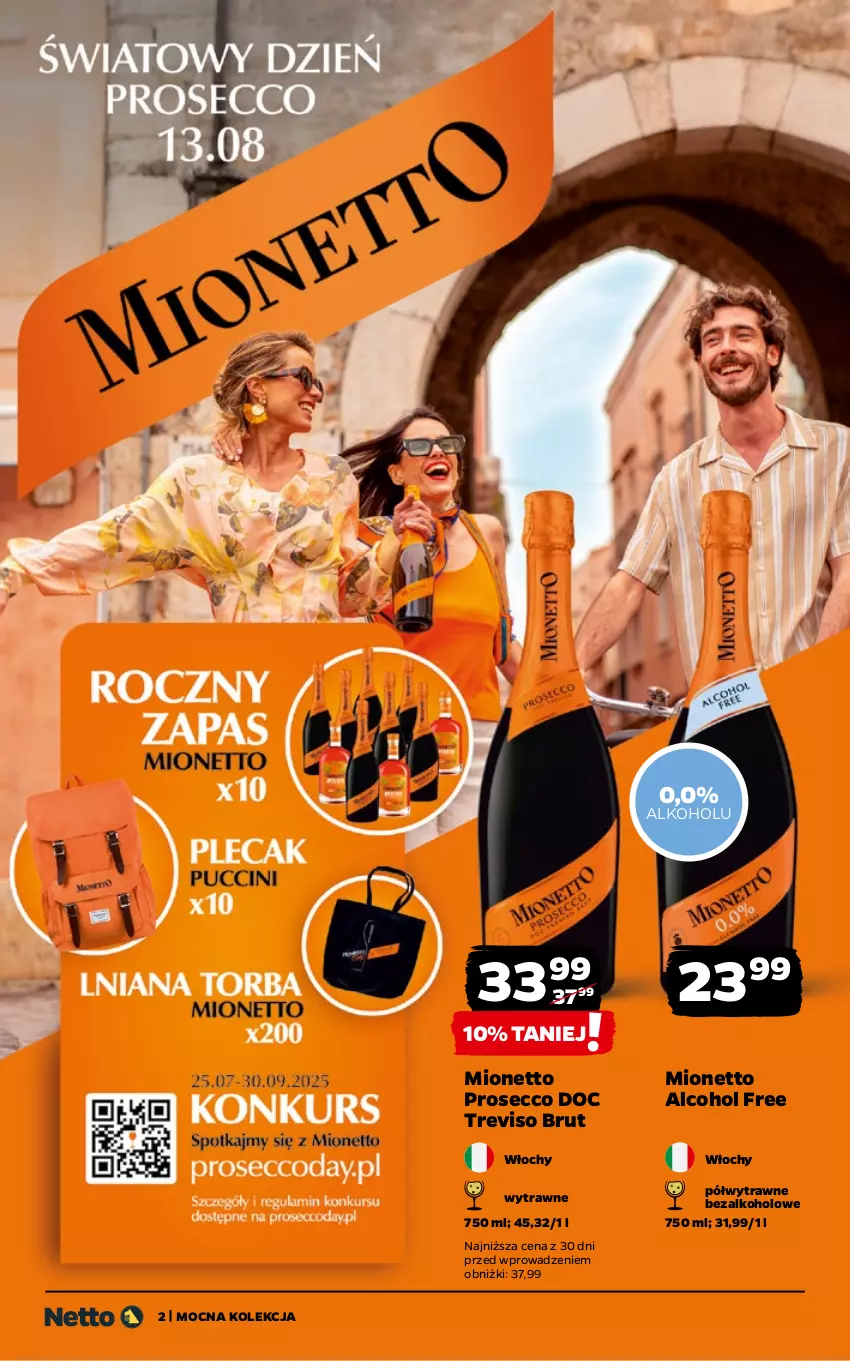 Gazetka promocyjna Netto - Netto_MK_08/25 - ważna 01.08 do 16.08.2025 - strona 2 - produkty: Mionetto, Prosecco
