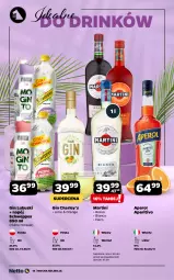 Gazetka promocyjna Netto - Netto_MK_08/25 - Gazetka - ważna od 16.08 do 16.08.2025 - strona 14 - produkty: Gin, Martini, Schweppes, Napój, Likier, Aperol