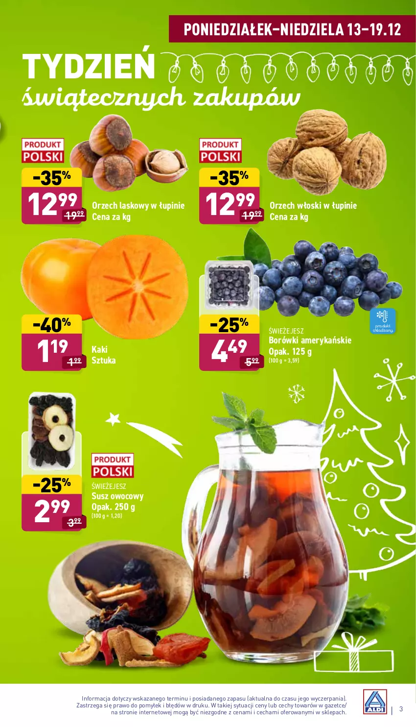 Gazetka promocyjna Aldi - ważna 13.12 do 19.12.2021 - strona 3 - produkty: Kaki