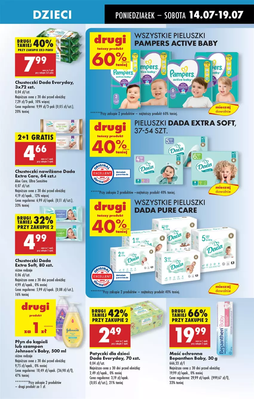 Gazetka promocyjna Biedronka - Od Poniedziałku - ważna 14.07 do 19.07.2025 - strona 59 - produkty: Chusteczki, Dada, Dzieci, Fa, Por, Pur, Szampon