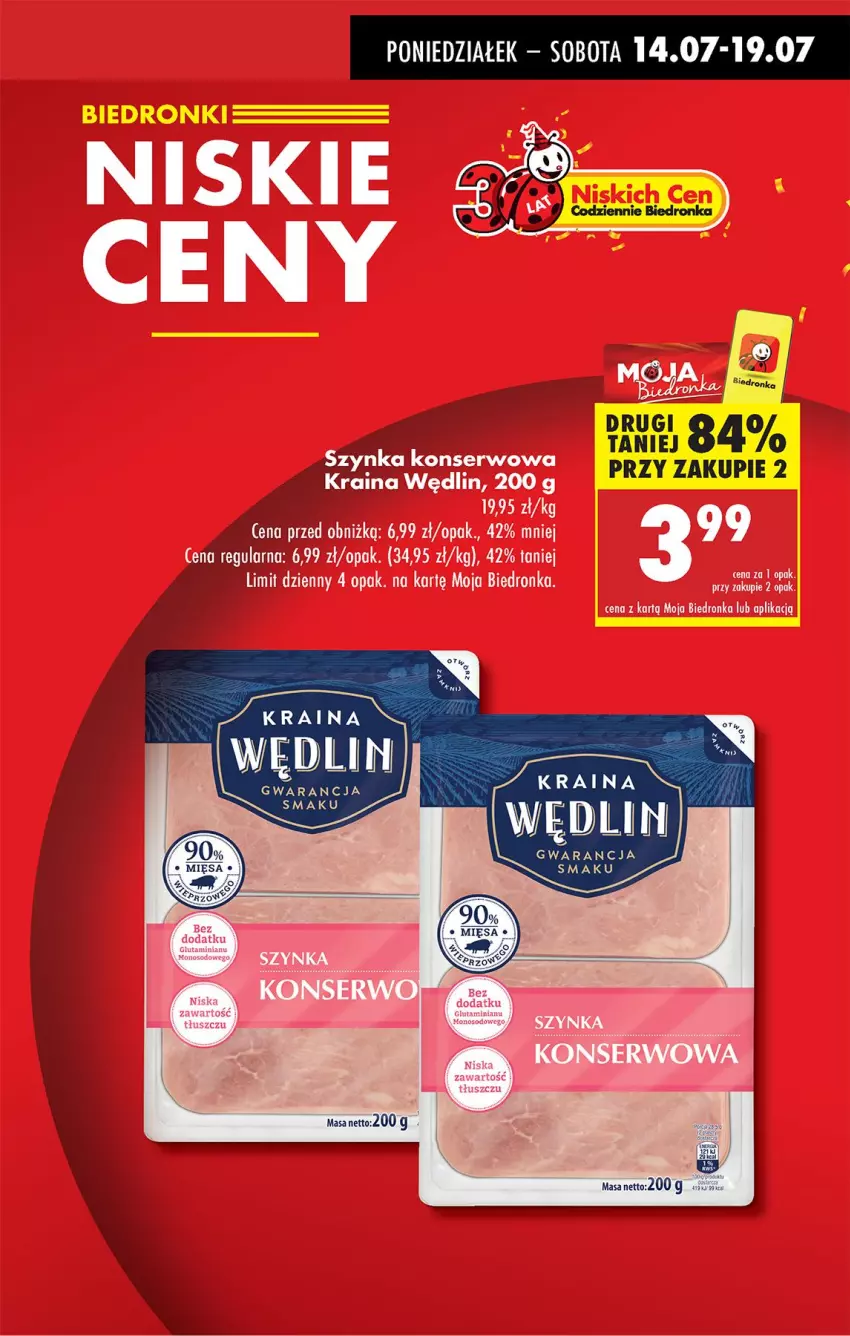 Gazetka promocyjna Biedronka - Od Poniedziałku - ważna 14.07 do 19.07.2025 - strona 7 - produkty: Ser