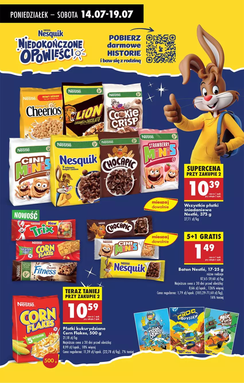 Gazetka promocyjna Biedronka - Od Poniedziałku - ważna 14.07 do 19.07.2025 - strona 72 - produkty: Baton, Corn flakes, Danio