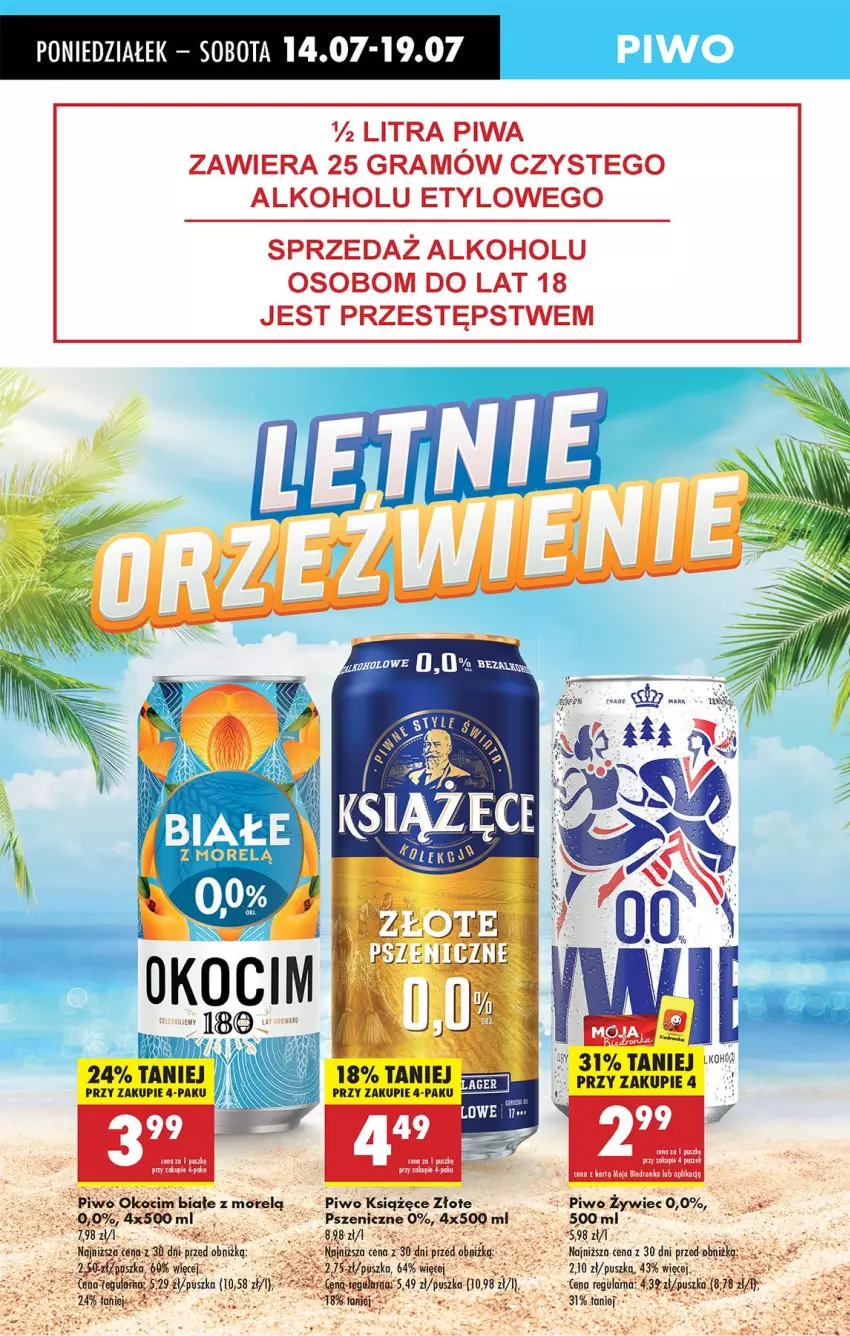 Gazetka promocyjna Biedronka - Od Poniedziałku - ważna 14.07 do 19.07.2025 - strona 73 - produkty: Fa, Gra, Kiwi, Piwa, Piwo