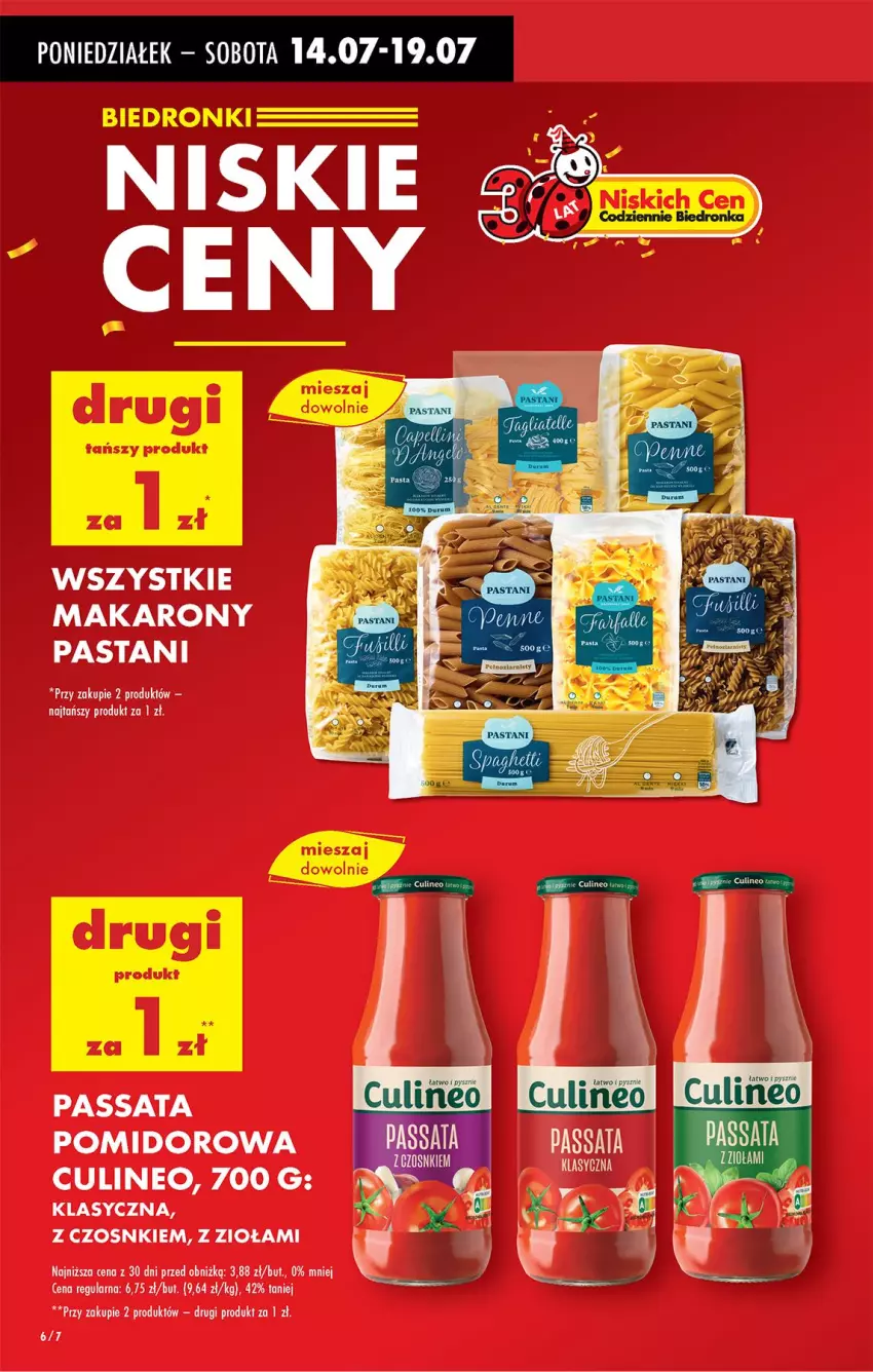 Gazetka promocyjna Biedronka - Od Poniedziałku - ważna 14.07 do 19.07.2025 - strona 8 - produkty: Makaron