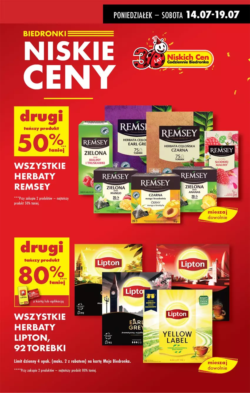 Gazetka promocyjna Biedronka - Od Poniedziałku - ważna 14.07 do 19.07.2025 - strona 9 - produkty: Lipton, Truskawki