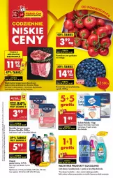 Gazetka promocyjna Biedronka - Od Poniedziałku - Gazetka - ważna od 19.07 do 19.07.2025 - strona 1 - produkty: Por, Gra, 7up, Coccolino, Borówka, Borówka amerykańska, Cukier, Karkówka wieprzowa, Mirinda, Kret, Diamant, Pepsi, Napój, Pomidory, Fa