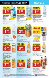 Gazetka promocyjna Biedronka - Od Poniedziałku - Gazetka - ważna od 19.07 do 19.07.2025 - strona 48 - produkty: Sok pomarańczowy, Sok, Mus, Napoje, Tera, LANA, Sok jabłkowy, Tymbark, Syrop, Szyna, Woda mineralna, Napój niegazowany, Woda, Syropy, Napój, Cisowianka, Mięta, Nektar, Fa
