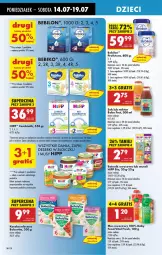 Gazetka promocyjna Biedronka - Od Poniedziałku - Gazetka - ważna od 19.07 do 19.07.2025 - strona 58 - produkty: HiPP, Sok, Ser, Por, Mus, Gra, BIC, BoboVita, O nas, Tonik, Bebiko, Baton, Deser, Karmi, Nektar, Mleko, BEBILON, Hipp Bio