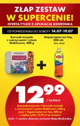 Gazetka promocyjna Biedronka - Od Poniedziałku - Gazetka - ważna od 19.07 do 19.07.2025 - strona 78 - produkty: Kurczak, Warzywa, Ryż, Ice tea, Lipton, Napój
