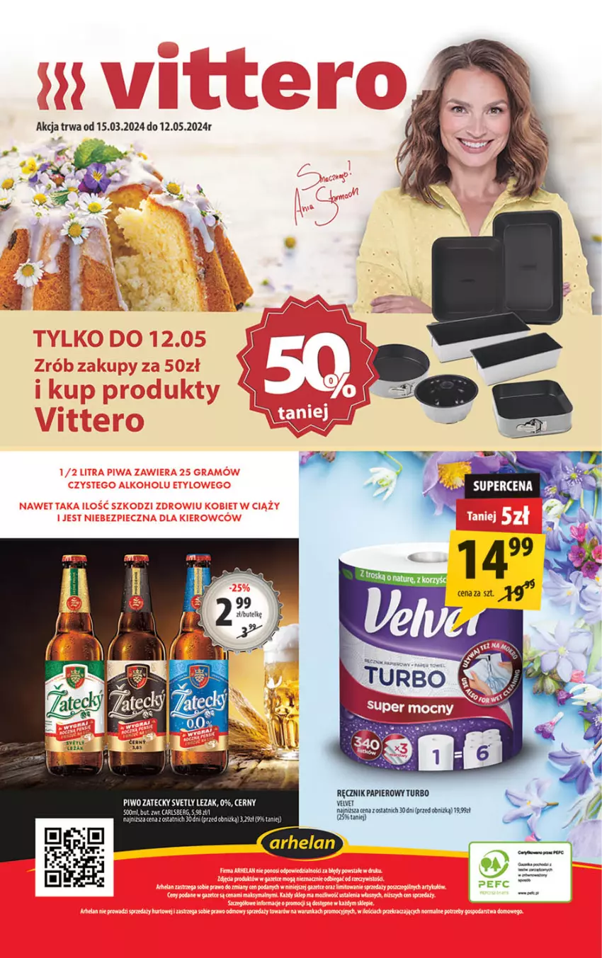 Gazetka promocyjna Arhelan - Gazetka - ważna 29.04 do 12.05.2024 - strona 20 - produkty: Papier, Ręcznik