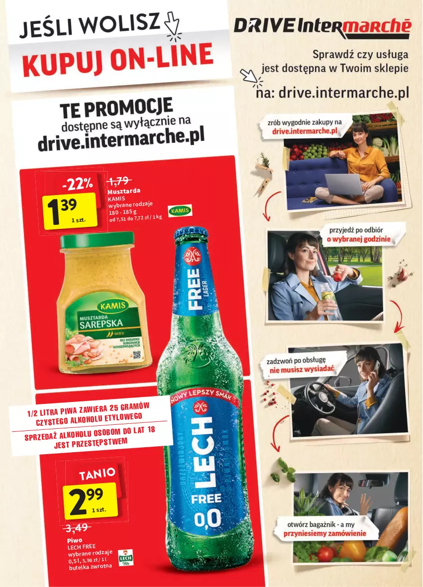 Gazetka promocyjna Intermarche - Spożywcza - ważna 03.02 do 09.02.2022 - strona 36 - produkty: Kamis, Mus, Musztarda, Piwo