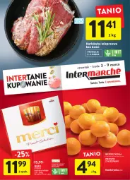 Gazetka promocyjna Intermarche - Spożywcza - Gazetka - ważna od 09.02 do 09.02.2022 - strona 1 - produkty: Karkówka wieprzowa, Merci