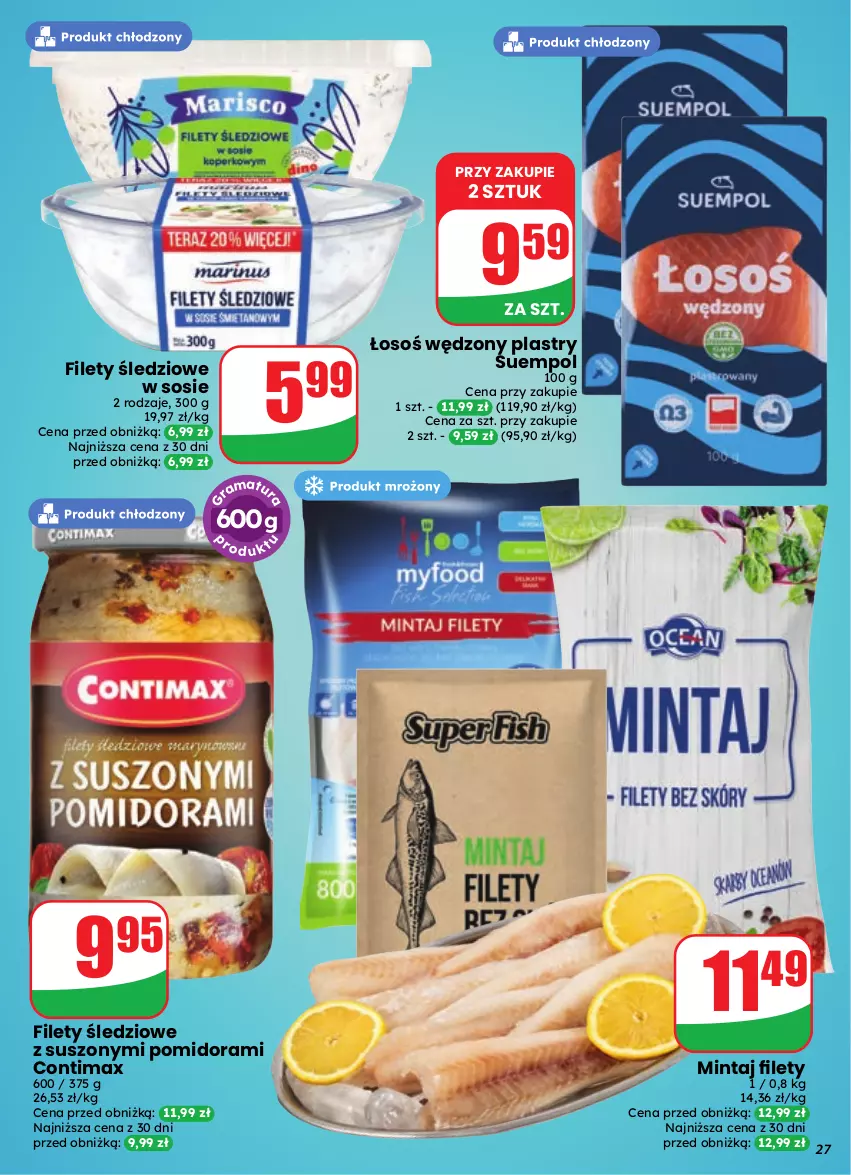 Gazetka promocyjna Dino - Gazetka 41 / 2026 - ważna 07.10 do 13.10.2026 - strona 27 - produkty: Mintaj, Sos, Suempol