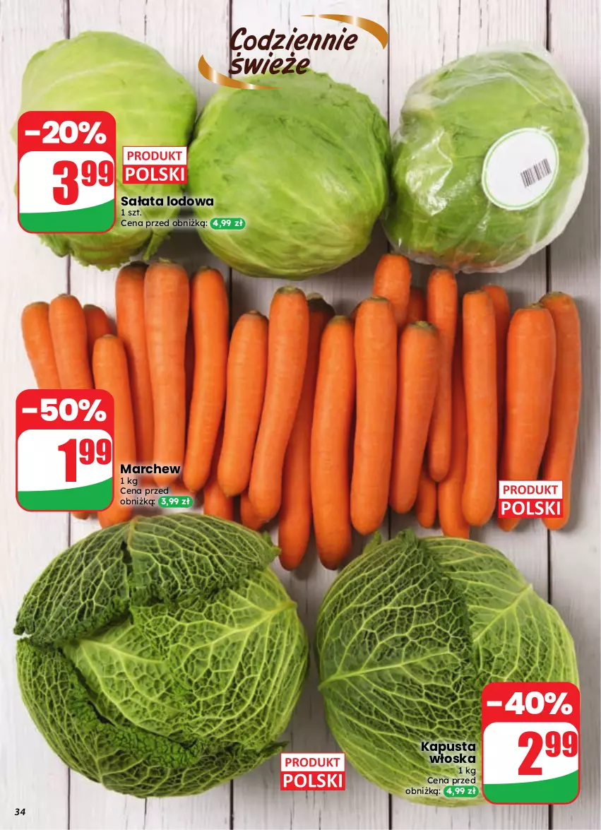 Gazetka promocyjna Dino - Gazetka 41 / 2026 - ważna 07.10 do 13.10.2026 - strona 34 - produkty: Sałat, Sałata lodowa