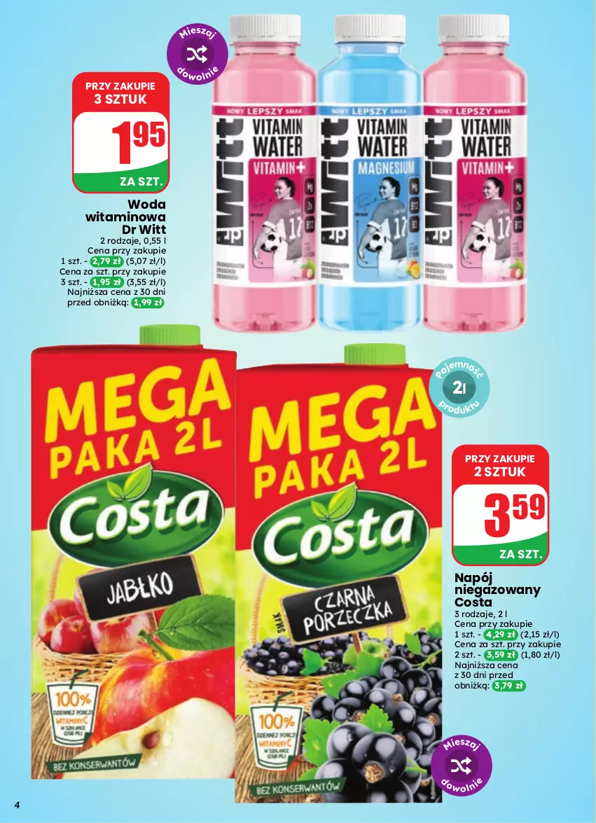 Gazetka promocyjna Dino - Gazetka 41 / 2026 - ważna 07.10 do 13.10.2026 - strona 4 - produkty: Napój, Napój niegazowany, Woda
