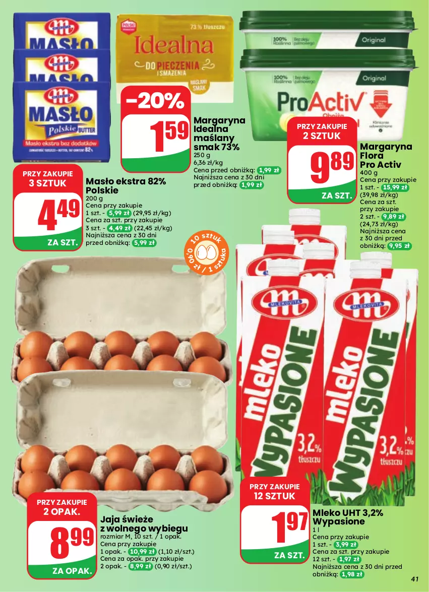 Gazetka promocyjna Dino - Gazetka 41 / 2026 - ważna 07.10 do 13.10.2026 - strona 41 - produkty: Flora, Jaja, Margaryna, Masło, Mleko