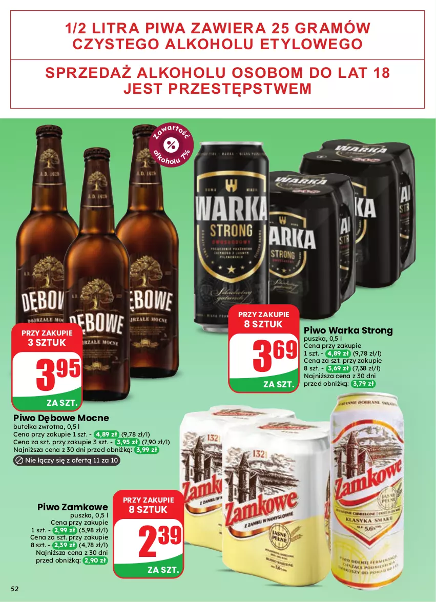 Gazetka promocyjna Dino - Gazetka 41 / 2026 - ważna 07.10 do 13.10.2026 - strona 52 - produkty: Gra, Piwa, Piwo, Warka
