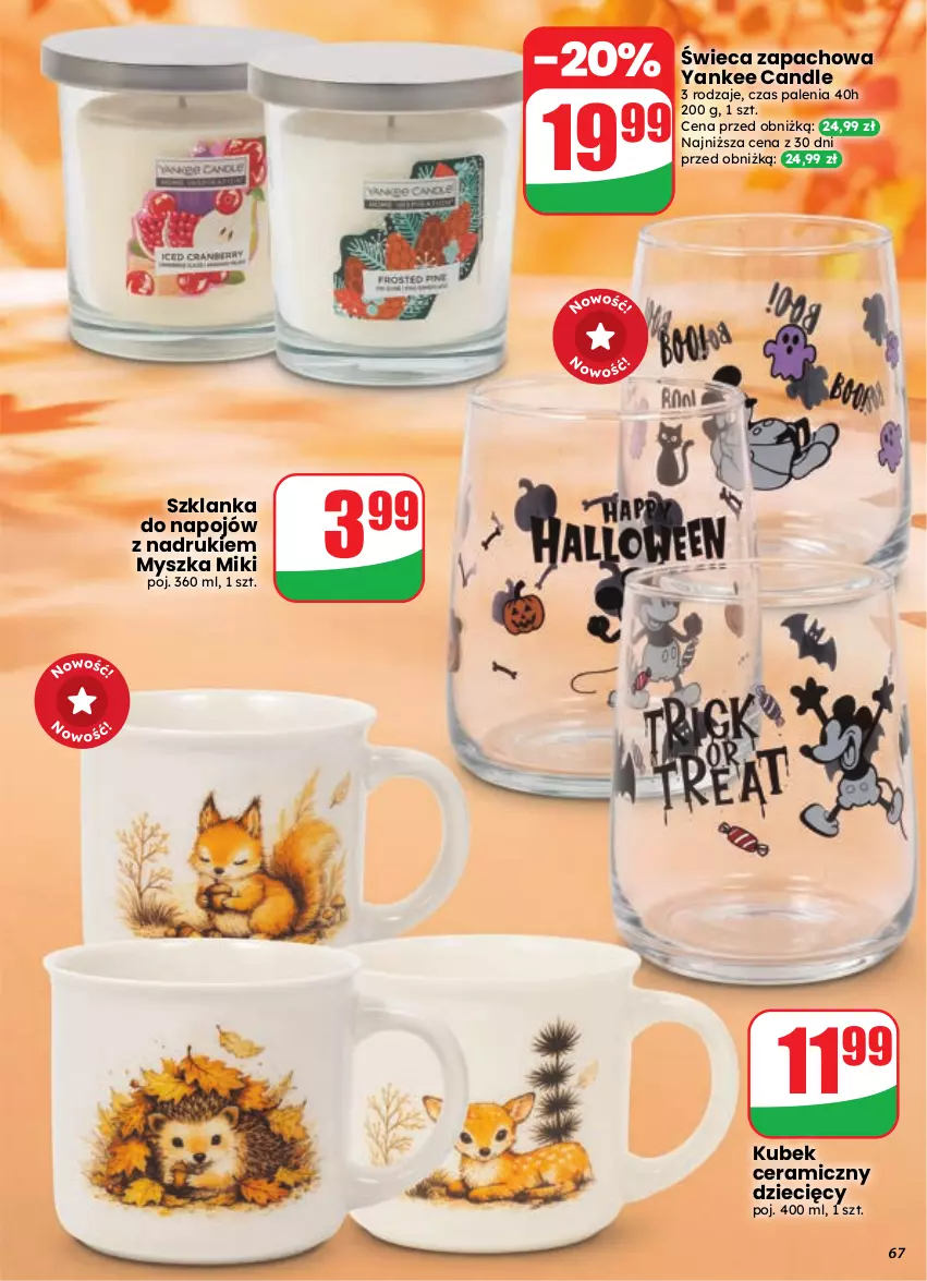 Gazetka promocyjna Dino - Gazetka 41 / 2026 - ważna 07.10 do 13.10.2026 - strona 67 - produkty: Dzieci, Kubek, Mysz, Szklanka