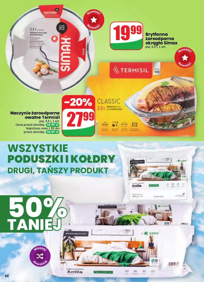 Gazetka promocyjna Dino - Gazetka 41 / 2026 - ważna 07.10 do 13.10.2026 - strona 68 - produkty: Fa, Naczynie żaroodporne, Por
