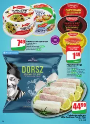 Gazetka promocyjna Dino - Gazetka 41 / 2026 - Gazetka - ważna od 13.10 do 13.10.2026 - strona 26 - produkty: Sałatka, Gra, Paprykarz, Papryka, Dega, Sałat, Tuńczyk, Ego Family, Dorsz, Graal, Fa