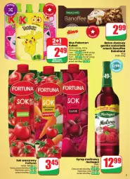 Gazetka promocyjna Dino - Gazetka 41 / 2026 - Gazetka - ważna od 13.10 do 13.10.2026 - strona 5 - produkty: Sok, Mus, Gra, Fortuna, Czekolada, Syrop, Baton, Kubuś, Herbapol, Bakalland