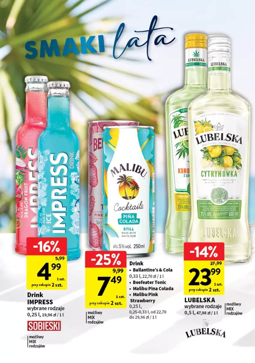 Gazetka promocyjna Intermarche - Lato pełne smaku - ważna 23.07 do 12.08.2026 - strona 2 - produkty: Ballantine's, Malibu, Rum
