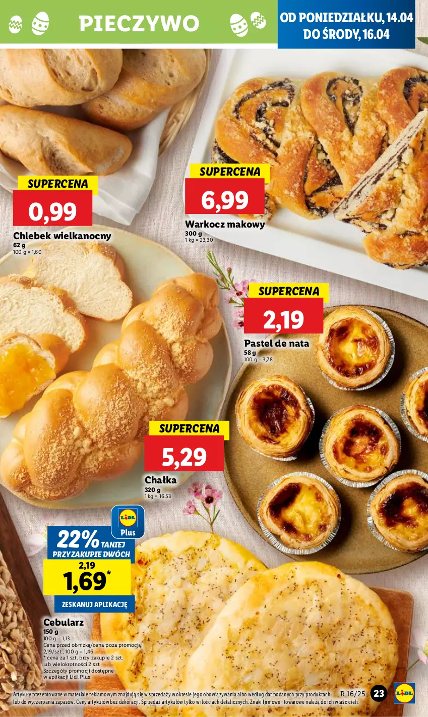 Gazetka promocyjna Lidl - GAZETKA - ważna 13.04 do 16.04.2025 - strona 25 - produkty: Cebula, Chleb, Koc, Piec, Pieczywo