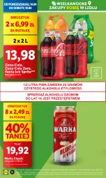 Gazetka promocyjna Lidl - GAZETKA - Gazetka - ważna od 16.04 do 16.04.2025 - strona 16 - produkty: Piwa, Gra, Coca-Cola, Warka, Fanta, Sprite, Fa