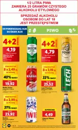 Gazetka promocyjna Lidl - GAZETKA - Gazetka - ważna od 16.04 do 16.04.2025 - strona 46 - produkty: Piwo, Koc, Gra, Warka, Okocim, Kozel, Lech Premium